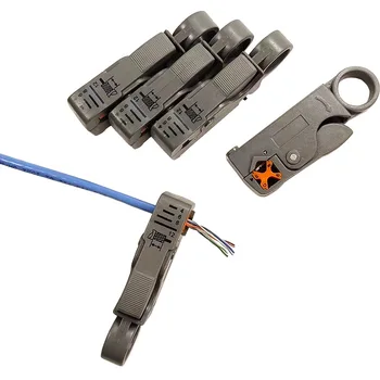 Устройство для зачистки коаксиального кабеля Многофункциональный сетевой кабель Устройство для зачистки видеокабеля Инструмент электрика Роторный устройство для зачистки