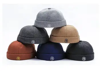 Стильная уличная шляпа с дыней для мужчин и женщин, детская шляпа в стиле хип-хоп без полей, модная ретро-шляпа для родителей и детей
