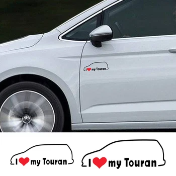 Наклейка с боковым декором кузова автомобиля для Volkswagen VW Touran с графикой I Like My Motor Decor, Виниловая наклейка, аксессуары для автотюнинга