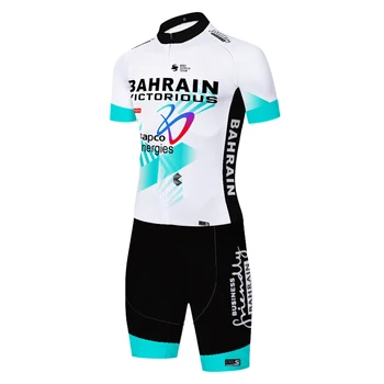 2024 newteam BAHRAIN cycling skinsuit one piece 12D летний быстросохнущий костюм для велоспорта с коротким рукавом ciclismo ropa hombre triathlon suit