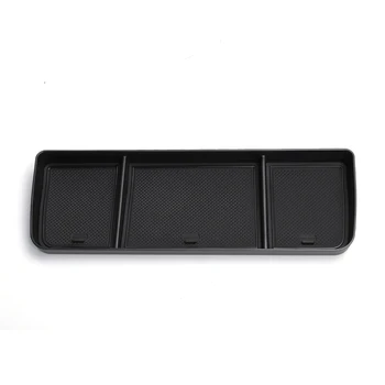 Лоток для приборной панели автомобиля Smabee для Xpeng G9 Центральная консоль Скрытый ящик для хранения за экраном Аксессуары Органайзер для уборки Черный
