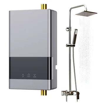 Проточный водонагреватель 110 В 220 В, ванная комната, кухня, настенный электрический водонагреватель, ЖК-дисплей температуры с дистанционным управлением