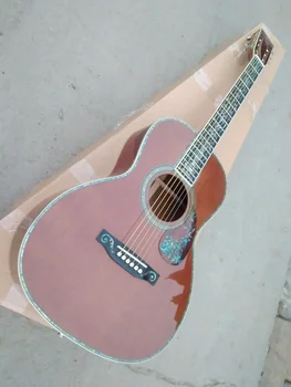 бесплатная доставка OOO гитара solid cedar solid cocobolo real abalone slot head guitarra coco акустическая гитара