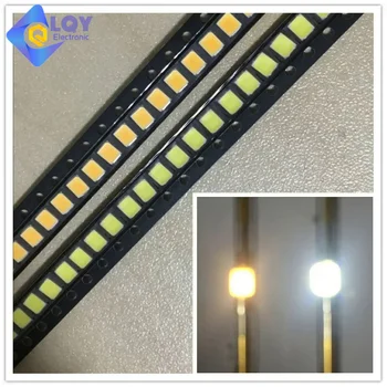 LQY 100шт 0,2 Вт SMD 2835 Светодиодная лампа из бисера 20-25лм Белый/Теплый белый SMD светодиодные бусины Светодиодный Чип DC3.0-3.6 В для всех видов светодиодного освещения