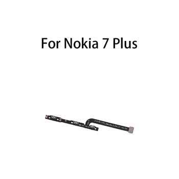 Включение, выключение звука, клавиша управления, кнопка регулировки громкости, гибкий кабель для Nokia 7 Plus