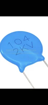 5ШТ Высоковольтный керамический конденсатор 2 КВ 104 2000В 104 М 0,1 МКФ