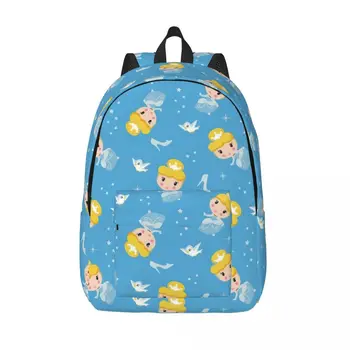 Рюкзак Disney Princess Kawaii Cinderella для Дошкольников, Учащихся Начальной Школы, Сумка Для Книг Для Мальчиков И Девочек, Детский Рюкзак На Открытом воздухе